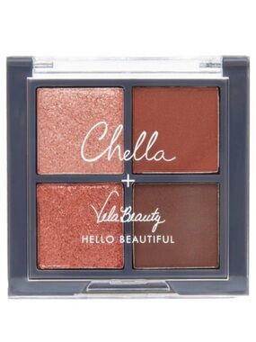 Chella mini chella + velabeauty blushing rose eyeshadow palette 3.8g NEW/SEALED